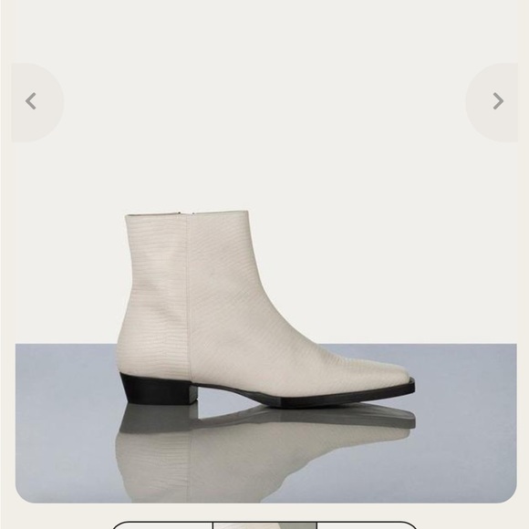 NEW‎ Frame le Maddox ankle cream boots euro 37 or 7 reg $498 - Picture 2 of 14